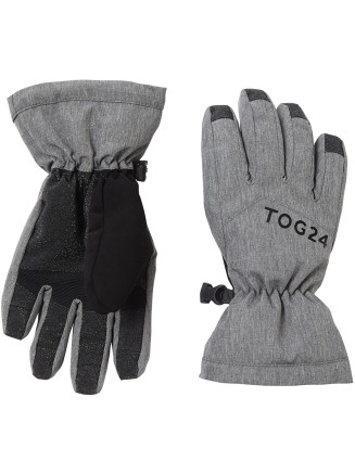 Kids Lockton Waterproof Ski Gloves Grey