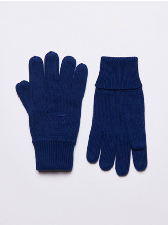 Mens Vintage Logo Classic Glove Blue