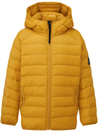 Kids Dowles Hooded Down Jacket Yellow