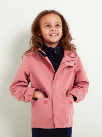 Kids Thursden Waterproof Jacket Pink